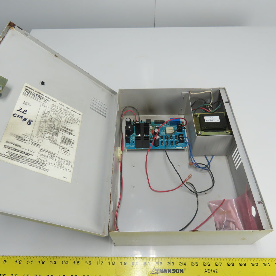 Altronix AL400UL Regulated Power Supply Charger 12/24VDC Output 115VAC Input