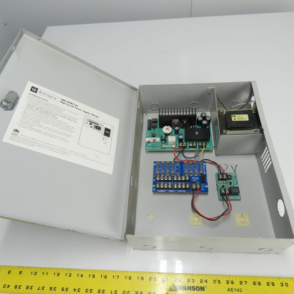 Altronix SMP10PMC12X High Power Power Supply Charger 12/24VDC Output 115VACInput