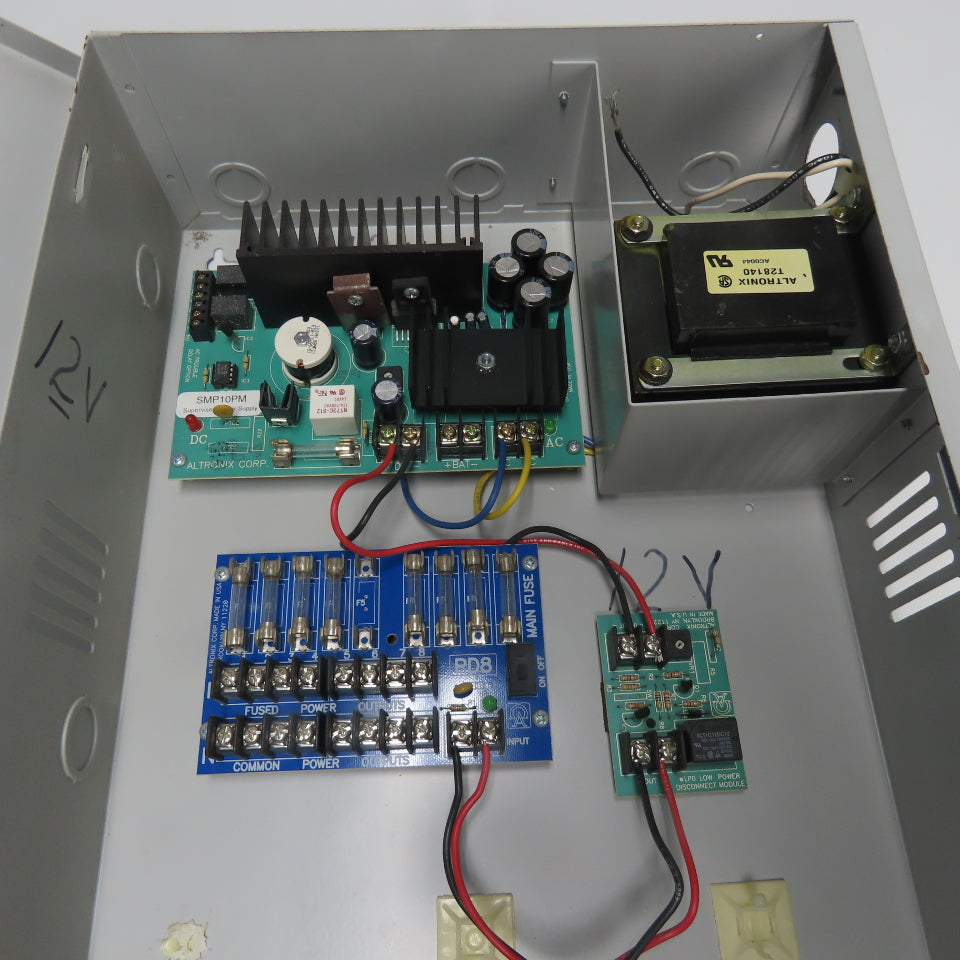 Altronix SMP10PMC12X High Power Power Supply Charger 12/24VDC Output 115VACInput