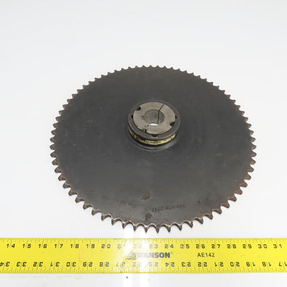 Martin 60BTB70 2517 Single Row Roller Chain Sprocket 70-Tooth 1-11/16" Bore