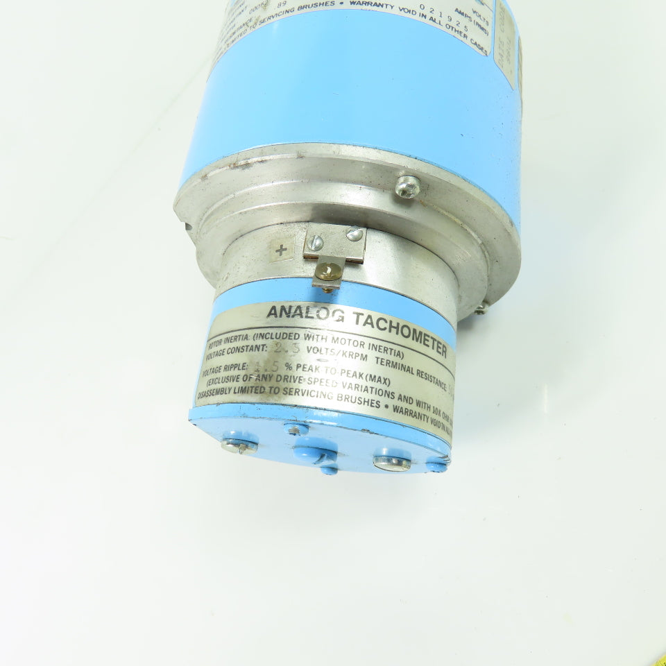 Pacific Scientific 4VM62-020-4 Analog Tachometer 30V 0.89 OHMS