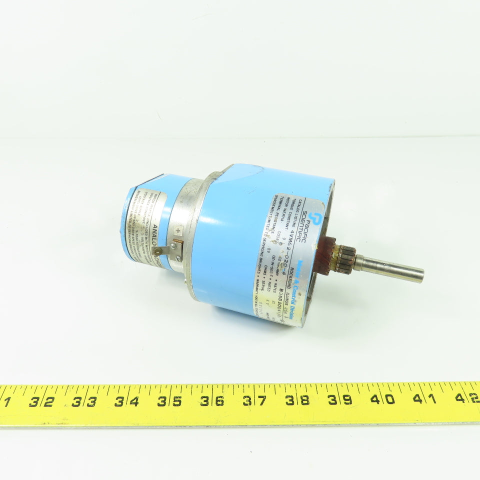 Pacific Scientific 4VM62-020-4 Analog Tachometer 30V 0.89 OHMS