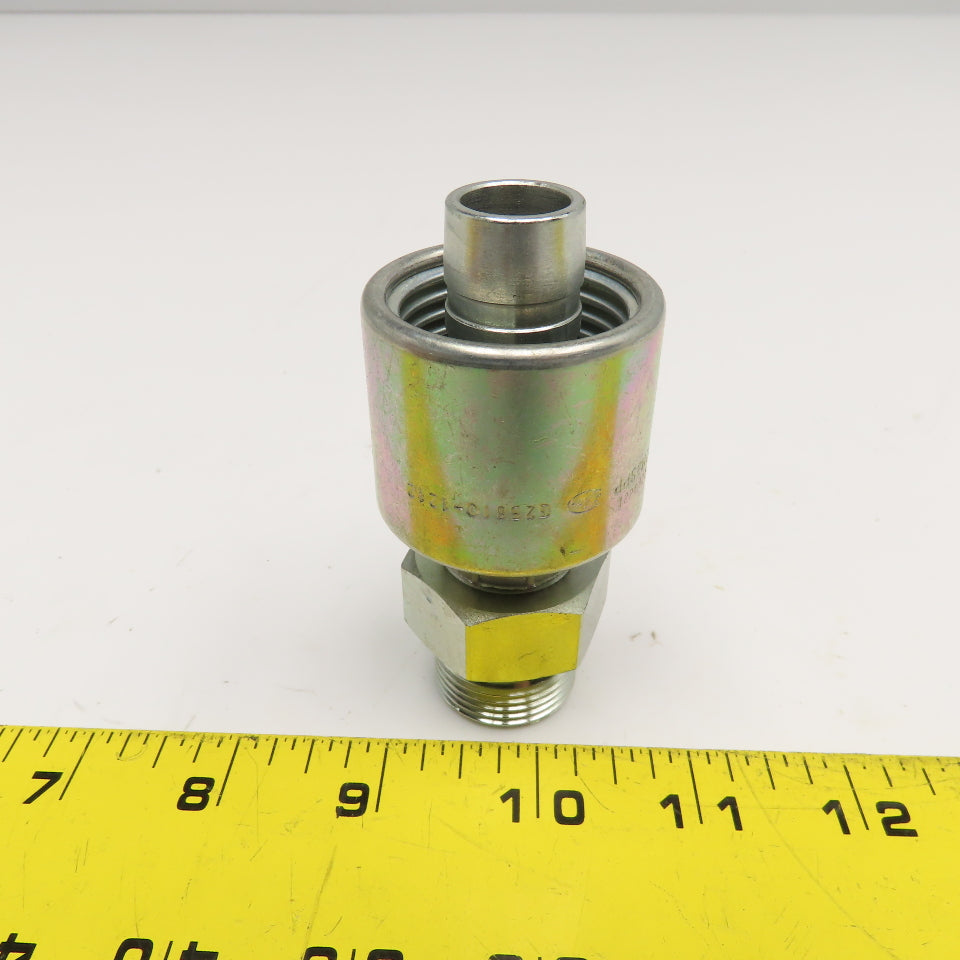 Gates 12G12MBSPP 3/4" ID Hose x 3/4"-14 MBSPP Crimp Hydraulic Fitting