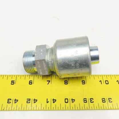 Gates 16G16MBSPP 1" ID Hose x 1"-11 MBSPP Crimp Hydraulic Fitting