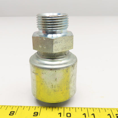 Gates 16G16MBSPP 1" ID Hose x 1"-11 MBSPP Crimp Hydraulic Fitting