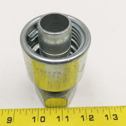 Gates 16G16FJISX 1" ID Hose x 1"-11 FJIS Crimp Hydraulic Fitting