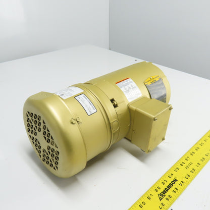Baldor EBM3546 1HP AC Electric Motor 3Ph 230/460V 56 Frame W/ Brake Tested