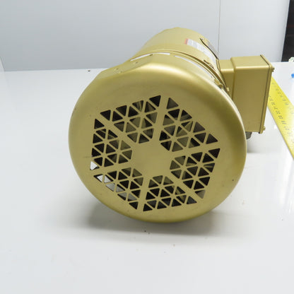 Baldor EBM3546 1HP AC Electric Motor 3Ph 230/460V 56 Frame W/ Brake Tested