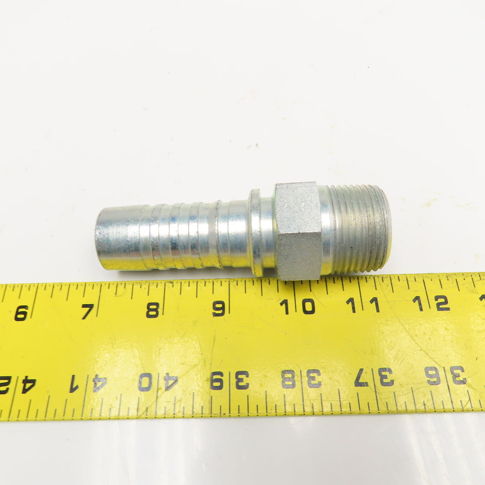 Gates 16PCS-16MP 1" ID Hose x 1"-1 MNPT Crimp Hydraulic Hose Barb Fitting