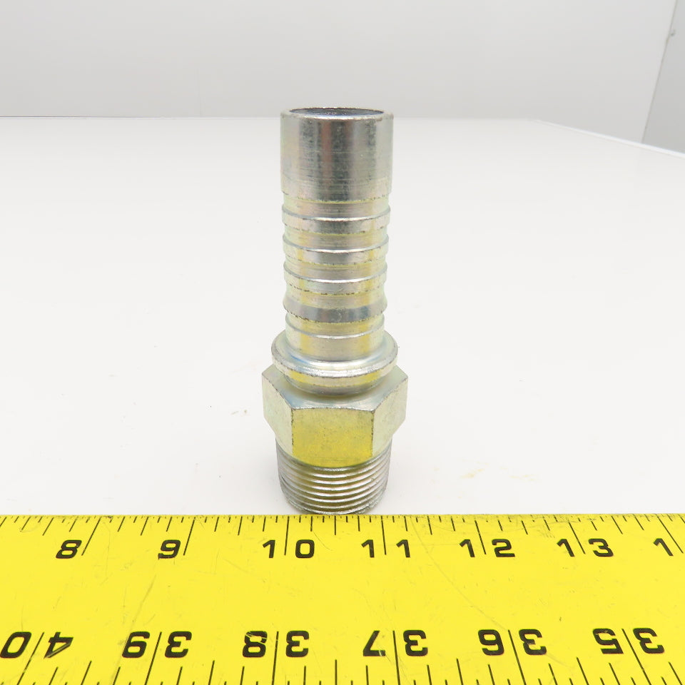 Gates 16PCS-16MP 1" ID Hose x 1"-1 MNPT Crimp Hydraulic Hose Barb Fitting