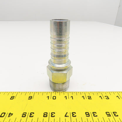 Gates 16PCS-16MP 1" ID Hose x 1"-1 MNPT Crimp Hydraulic Hose Barb Fitting
