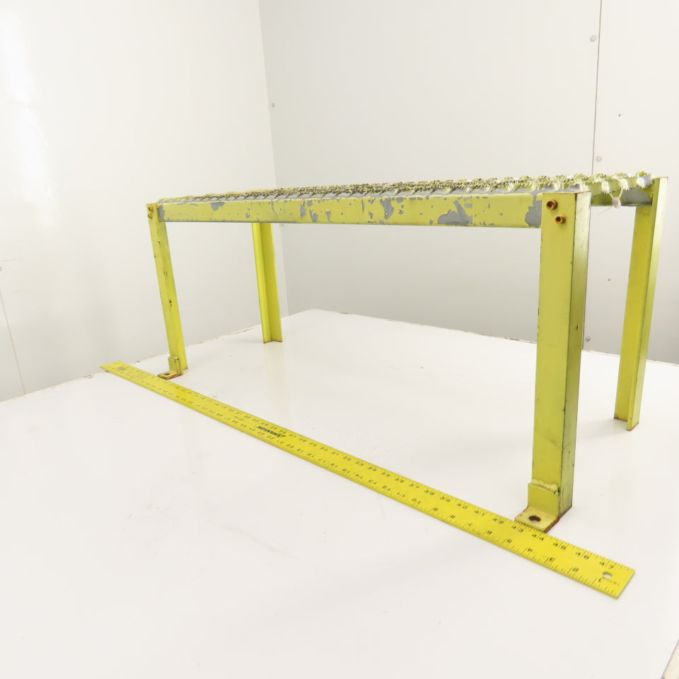 36" x 12" 1 Step Custom Industrial Machine Ladder Platform Top 15-1/2" High
