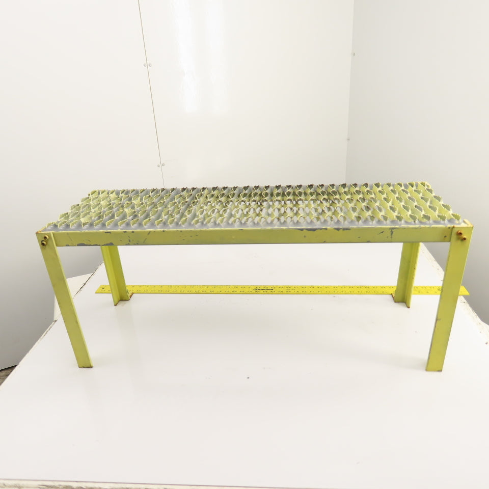 36" x 12" 1 Step Custom Industrial Machine Ladder Platform Top 15-1/2" High