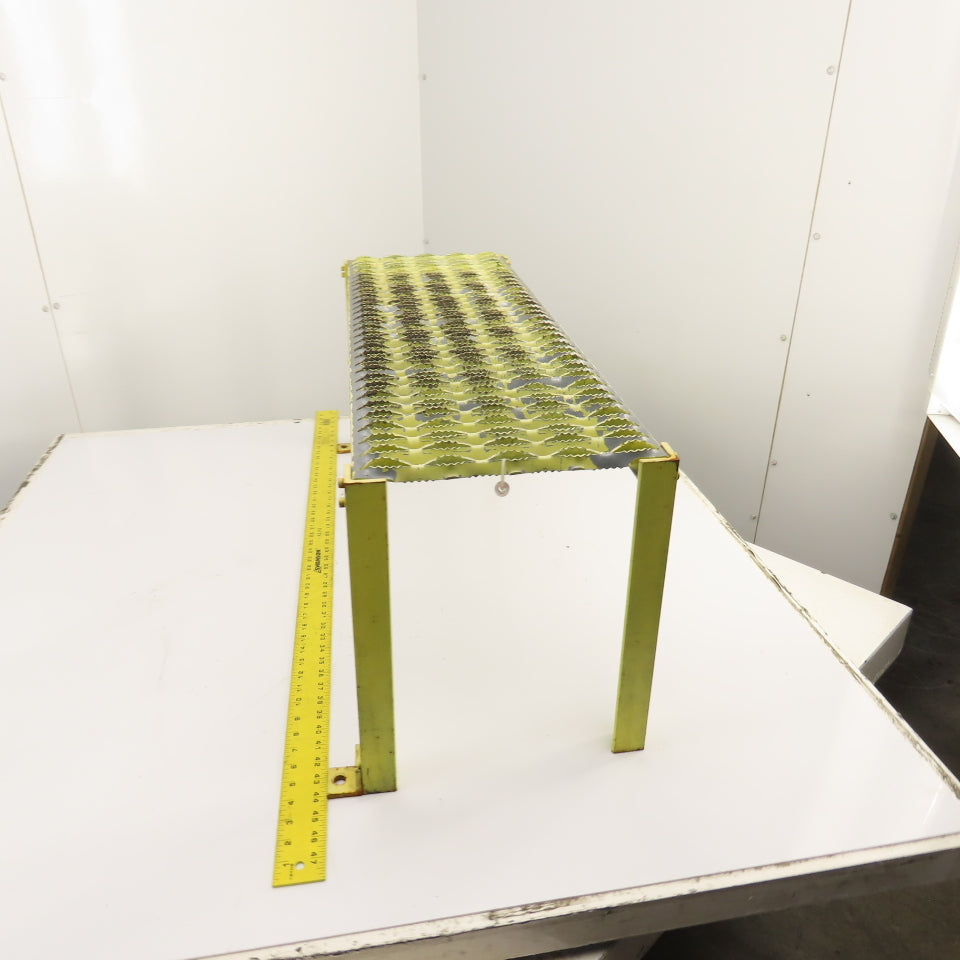 36" x 12" 1 Step Custom Industrial Machine Ladder Platform Top 15-1/2" High