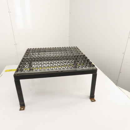 24" x 24" 1 Step Custom Industrial Machine Ladder Platform Top 12-1/4" High