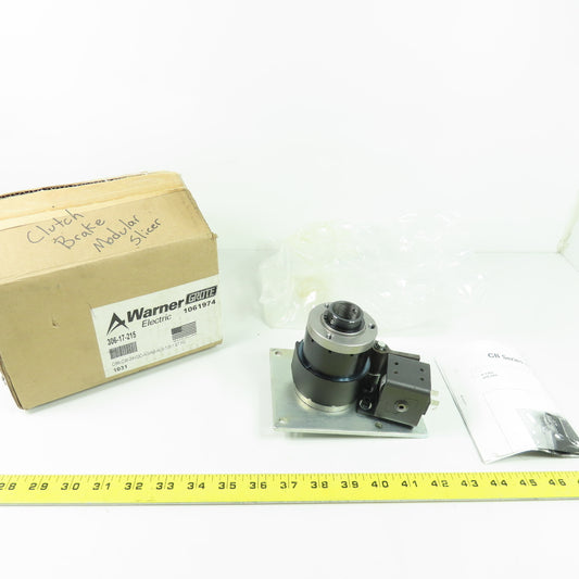 Warner 306-17-215 Electric Actuated Clutch/Brake Assembly 24VDC