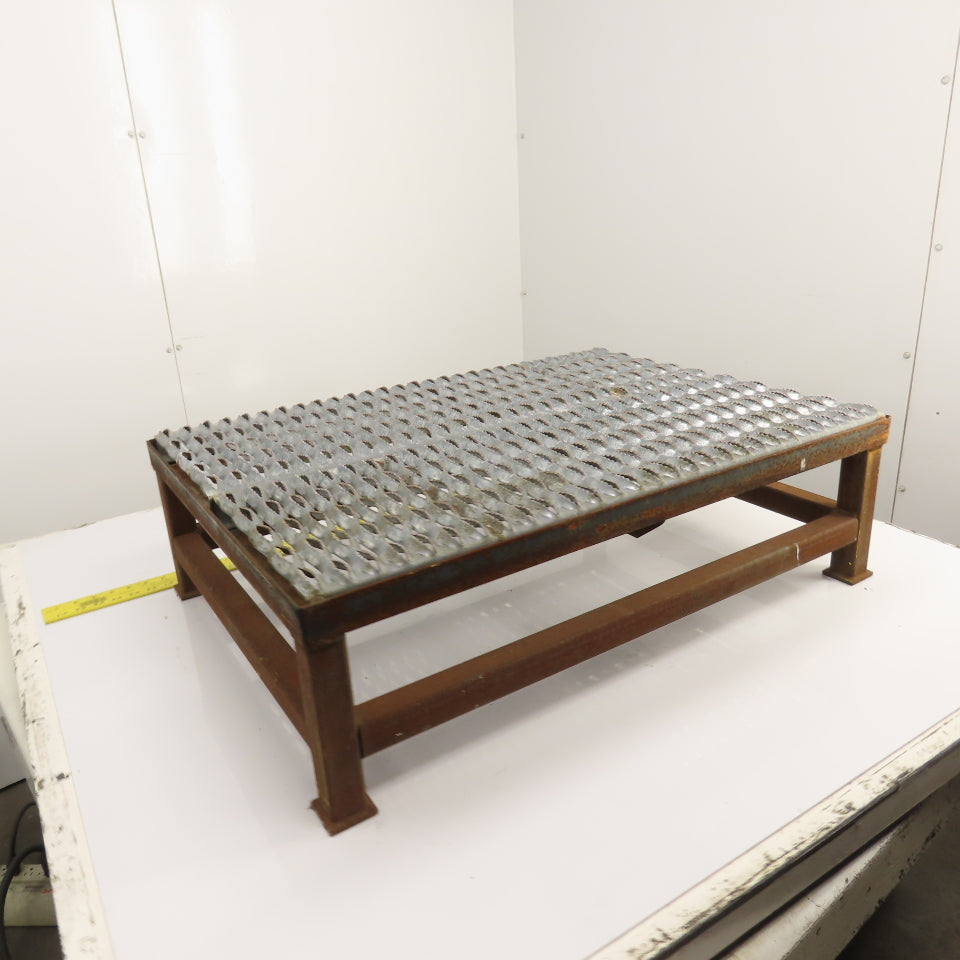 24" x 32" 1 Step Custom Industrial Machine Ladder Platform Top 10" High