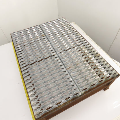 24" x 32" 1 Step Custom Industrial Machine Ladder Platform Top 10" High