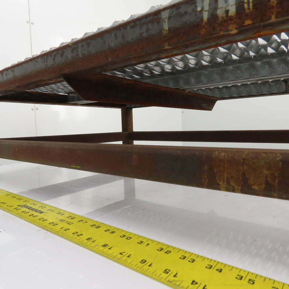 24" x 32" 1 Step Custom Industrial Machine Ladder Platform Top 10" High