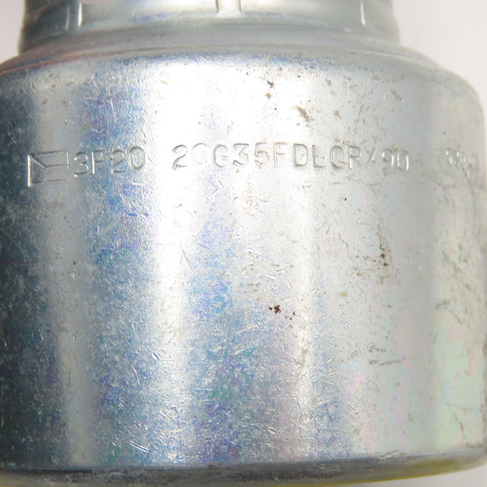 Gates G25655-2035 1-1/2" ID Hose x M45x2.0 Metric DIN 24° Cone Elbow 90°