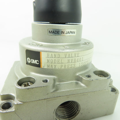 SMC NVH401 Manual Pneumatic Hand Valve 150PSI 1/2" NPT
