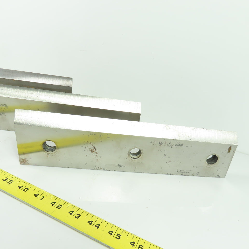 13" x 3-1/4" Double Sided Granulator Cutting Knife Blade Lot Of 3
