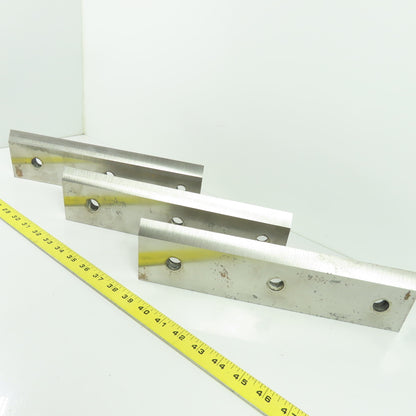 13" x 3-1/4" Double Sided Granulator Cutting Knife Blade Lot Of 3