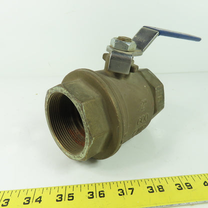 Nibco FP600 2" Brass Ball Valve 600 CWP 150SWP