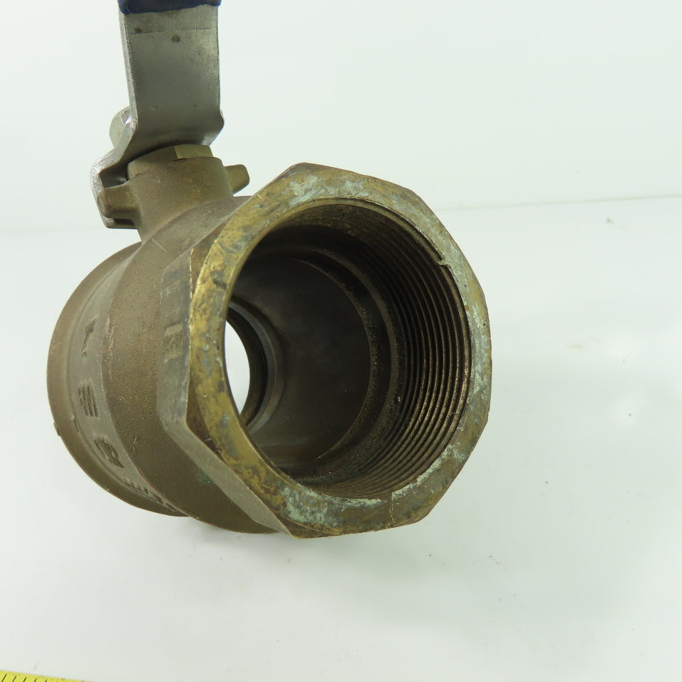 Nibco FP600 2" Brass Ball Valve 600 CWP 150SWP