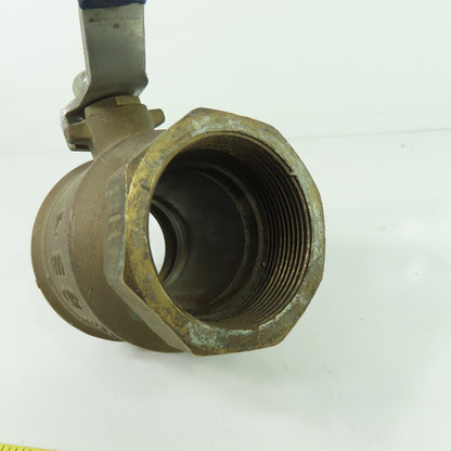 Nibco FP600 2" Brass Ball Valve 600 CWP 150SWP