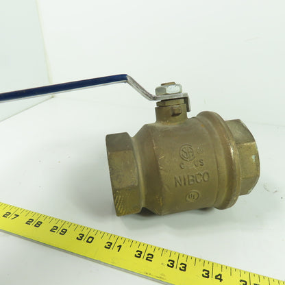 Nibco FP600 2" Brass Ball Valve 600 CWP 150SWP