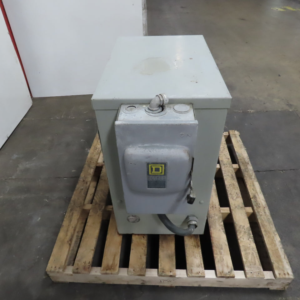 Hevi-Duty T2H45 45kVA 3PH Transformer Pri 480V Sec 208Y/120V W/ Disconnect 100A