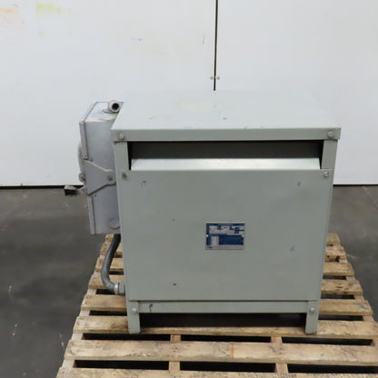 Hevi-Duty T2H45 45kVA 3PH Transformer Pri 480V Sec 208Y/120V W/ Disconnect 100A