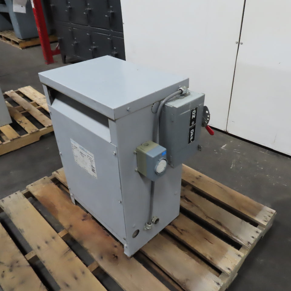 Challenger 452-415-MOD.5 45kVA 3PH Transformer Pri 480V Sec 208Y/120V Switch 30A