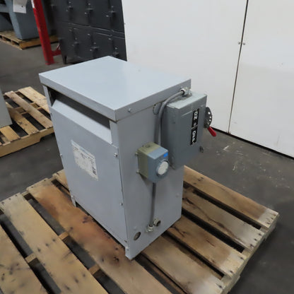 Challenger 452-415-MOD.5 45kVA 3PH Transformer Pri 480V Sec 208Y/120V Switch 30A