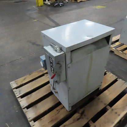 Challenger 452-415-MOD.5 45kVA 3PH Transformer Pri 480V Sec 208Y/120V Switch 30A