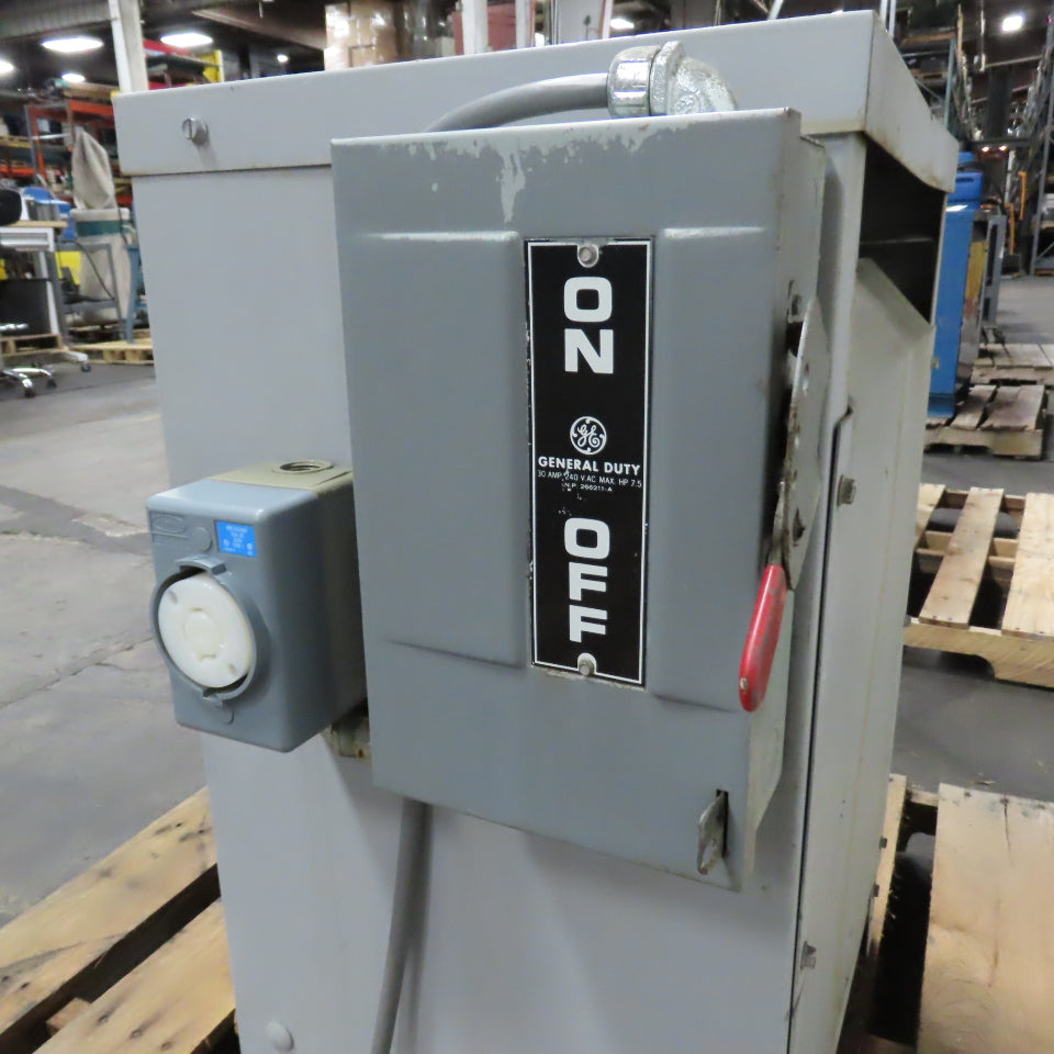 Challenger 452-415-MOD.5 45kVA 3PH Transformer Pri 480V Sec 208Y/120V Switch 30A