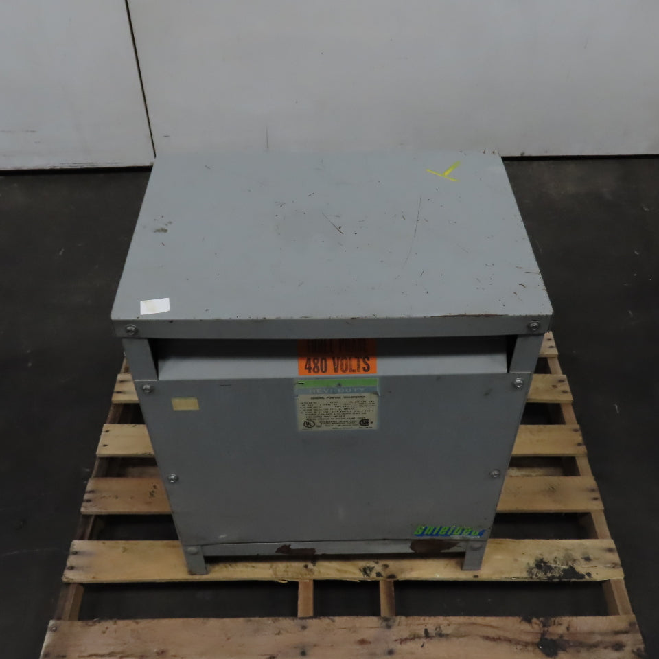 Hevi-Duty T5H30S 30kVA 3PH General Purpose Transformer Pri 480V Sec 208/120V 72A