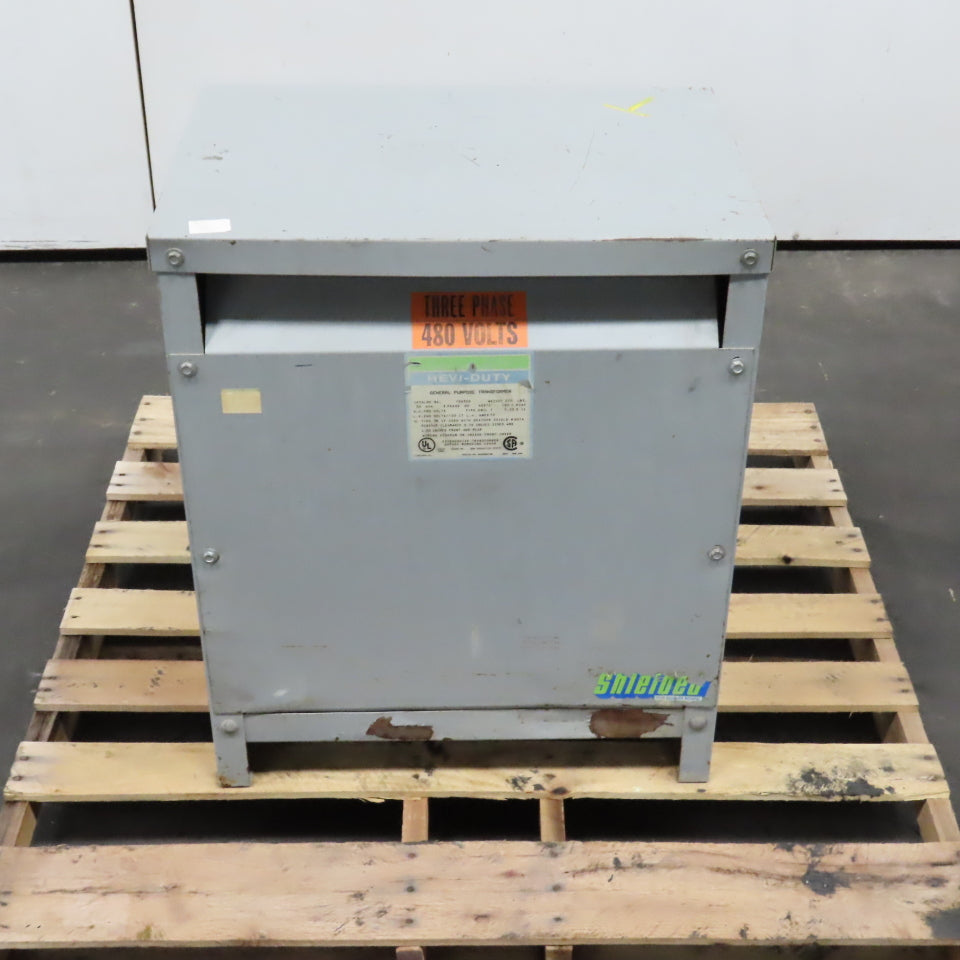 Hevi-Duty T5H30S 30kVA 3PH General Purpose Transformer Pri 480V Sec 208/120V 72A