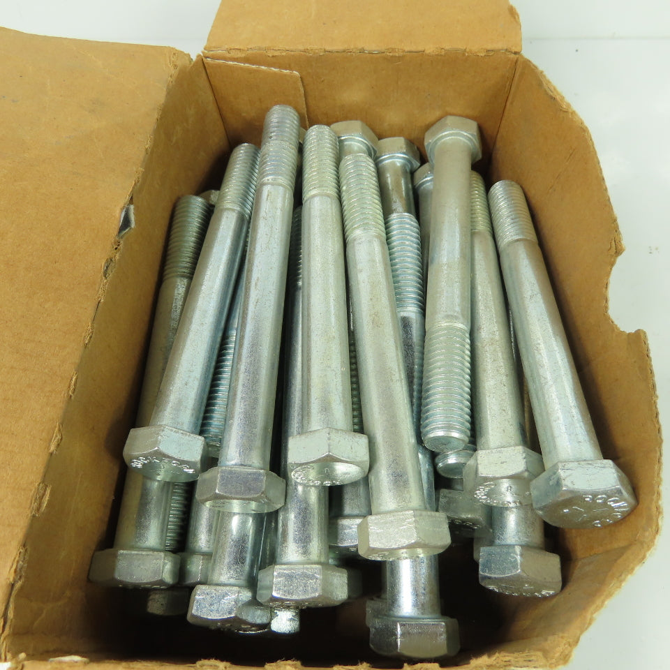 Rockford 1/2"-13x4-1/2" UNC Zinc Chromate Grade 5 Hex Head Cap Screws Lot Of 25