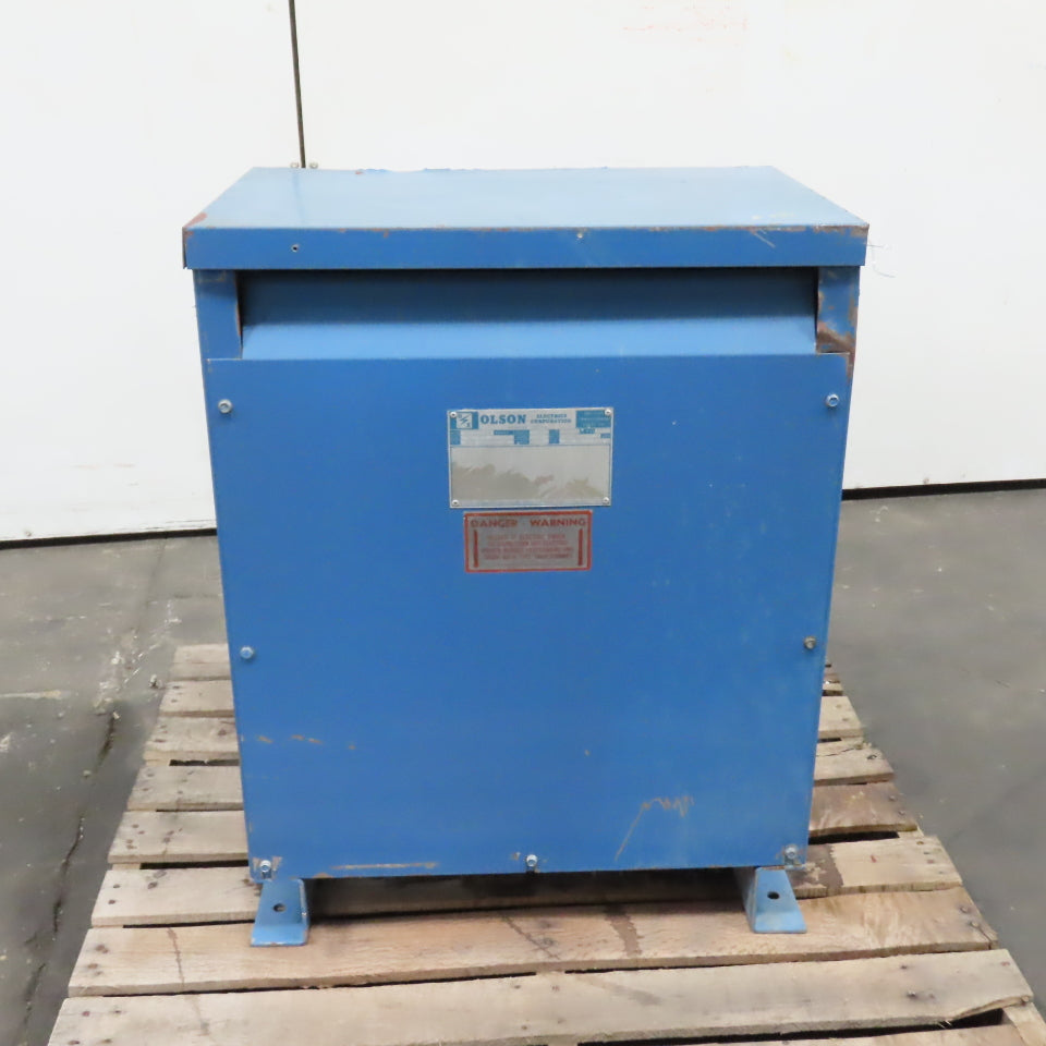 Olson 40kVA 3PH Dry Type Transformer Pri 460V Sec 460Y 50A 60HZ Tested