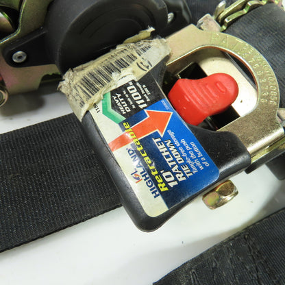 Highland 10' x 2" Retractable Ratchet Tie Down Strap 1100LB (No Hooks) Lot Of 6