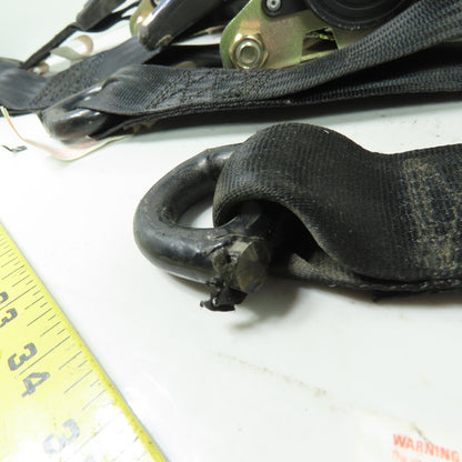 Highland 10' x 2" Retractable Ratchet Tie Down Strap 1100LB (No Hooks) Lot Of 6