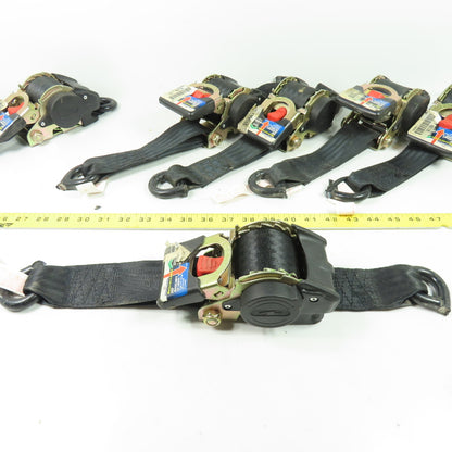 Highland 10' x 2" Retractable Ratchet Tie Down Strap 1100LB (No Hooks) Lot Of 6