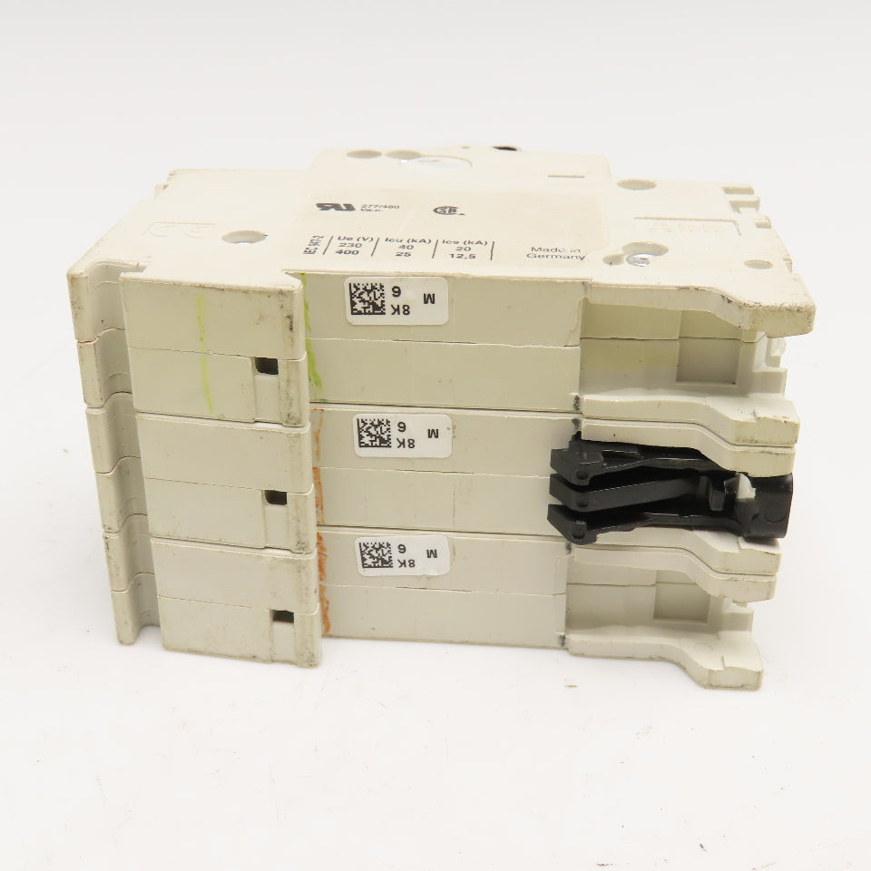 ABB S 203P K6A 6A 3 Pole 400V Circuit Breaker