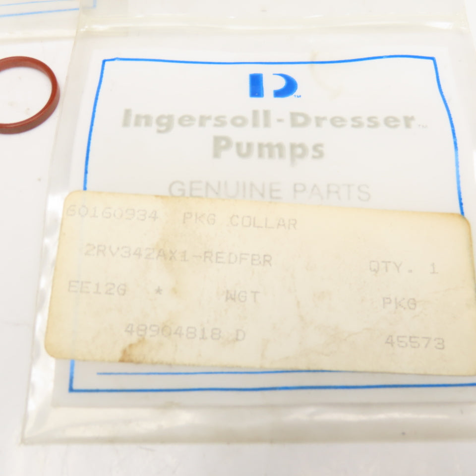 Ingersoll Rand 2RV342AX1-REDFBR 60160934 Red Fiber Sealing Collar Lot Of 3