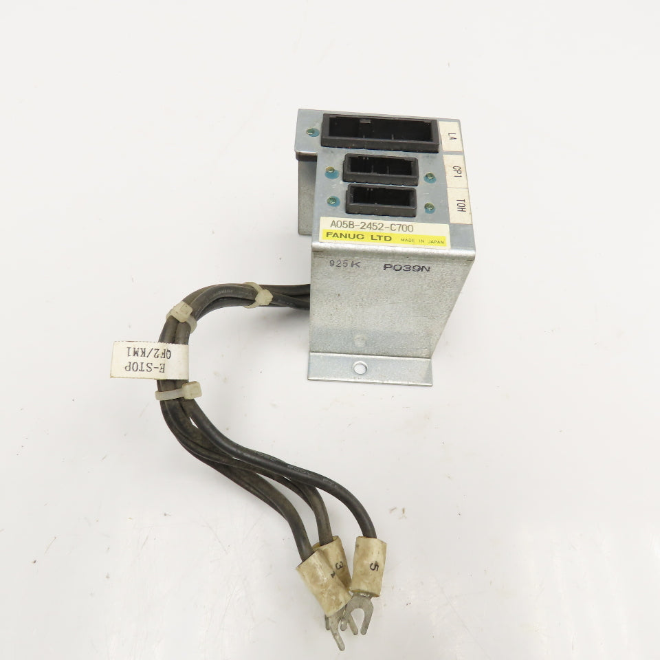 Fanuc A05B-2452-C700 Emergency Stop Connection Unit