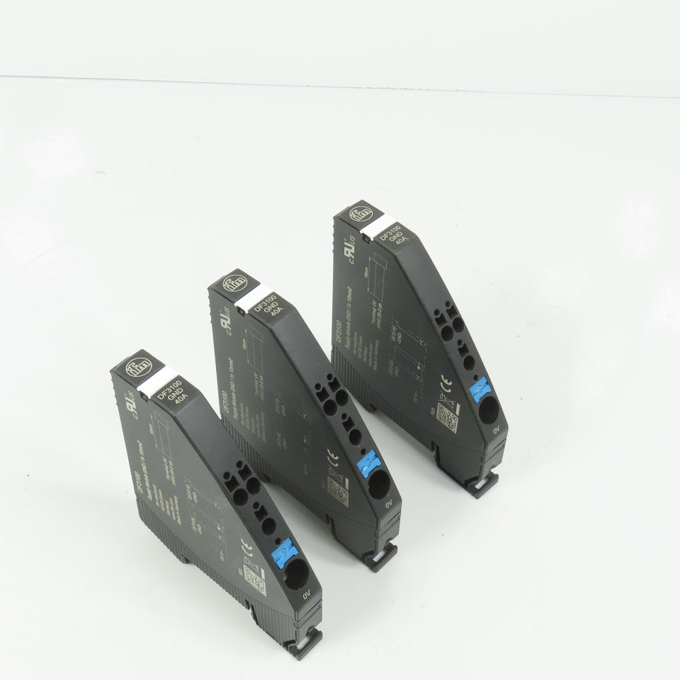 IFM DF3100 Feeding Module For Ground Potential 40A Lot Of 3