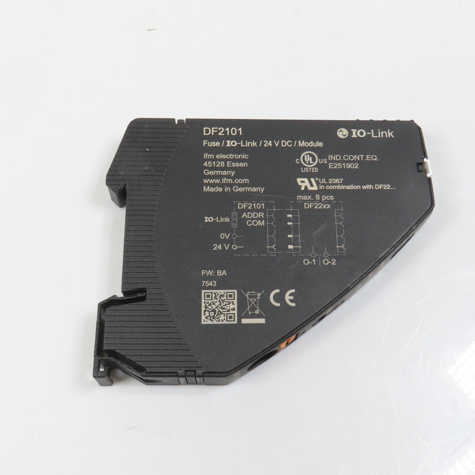 IFM DF2101 IO-Link Power Supply Module For Electronic Circuit Breaker 24VDC