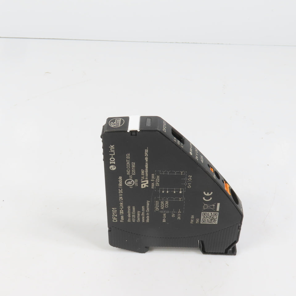 IFM DF2101 IO-Link Power Supply Module For Electronic Circuit Breaker 24VDC